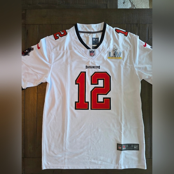 NWT Tom Brady NFL Tampa Bay Buccaneers Superbowl Champship Jersey SZ Medium - Picture 1 of 9